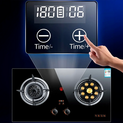 Fornello Elettrico Portatile a 2 Fuochi con Tecnologia Tedesca